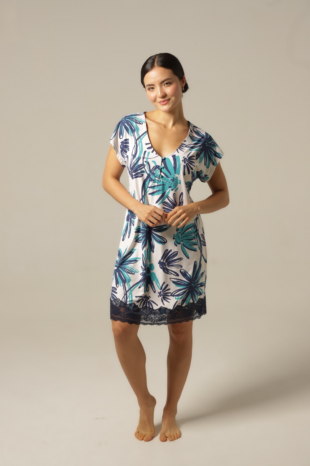 04.29.26 Bata Curta - Fluity Floral - Col. Encanto Tropical - Imagem 4