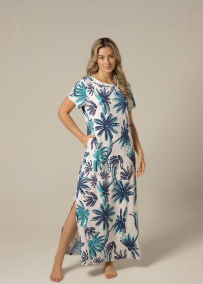 Kaftan Manga - Fluity Floral - Col. Encanto Tropical