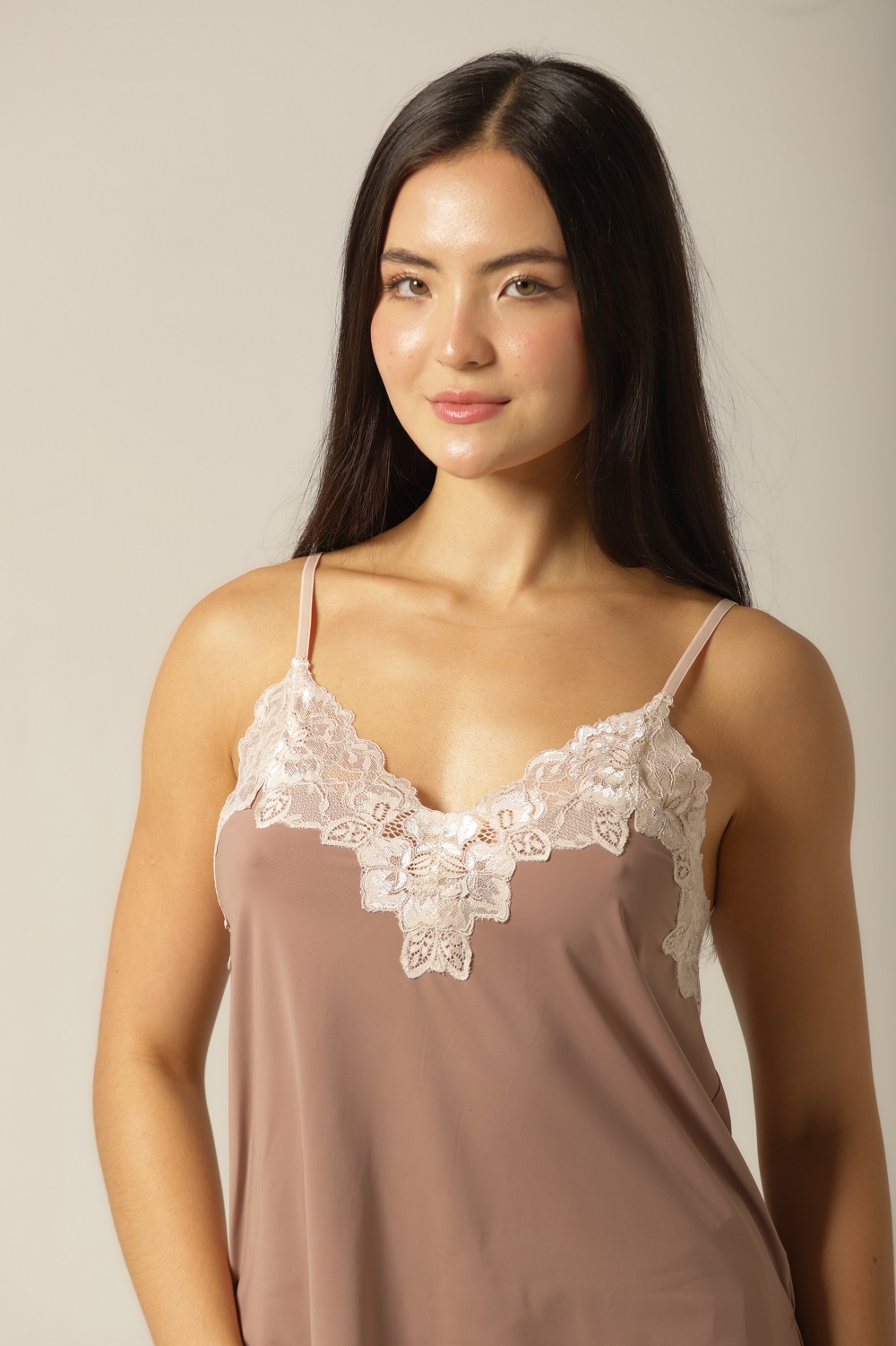 Conjunto Short Doll Alça - Fluity Avelã - Col. Luz na Pele - Imagem 5