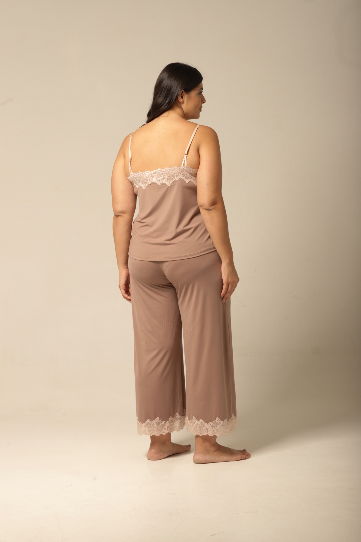 Conjunto Pijama Alça - Fluity Avelã - Col. Luz na Pele - Imagem 8