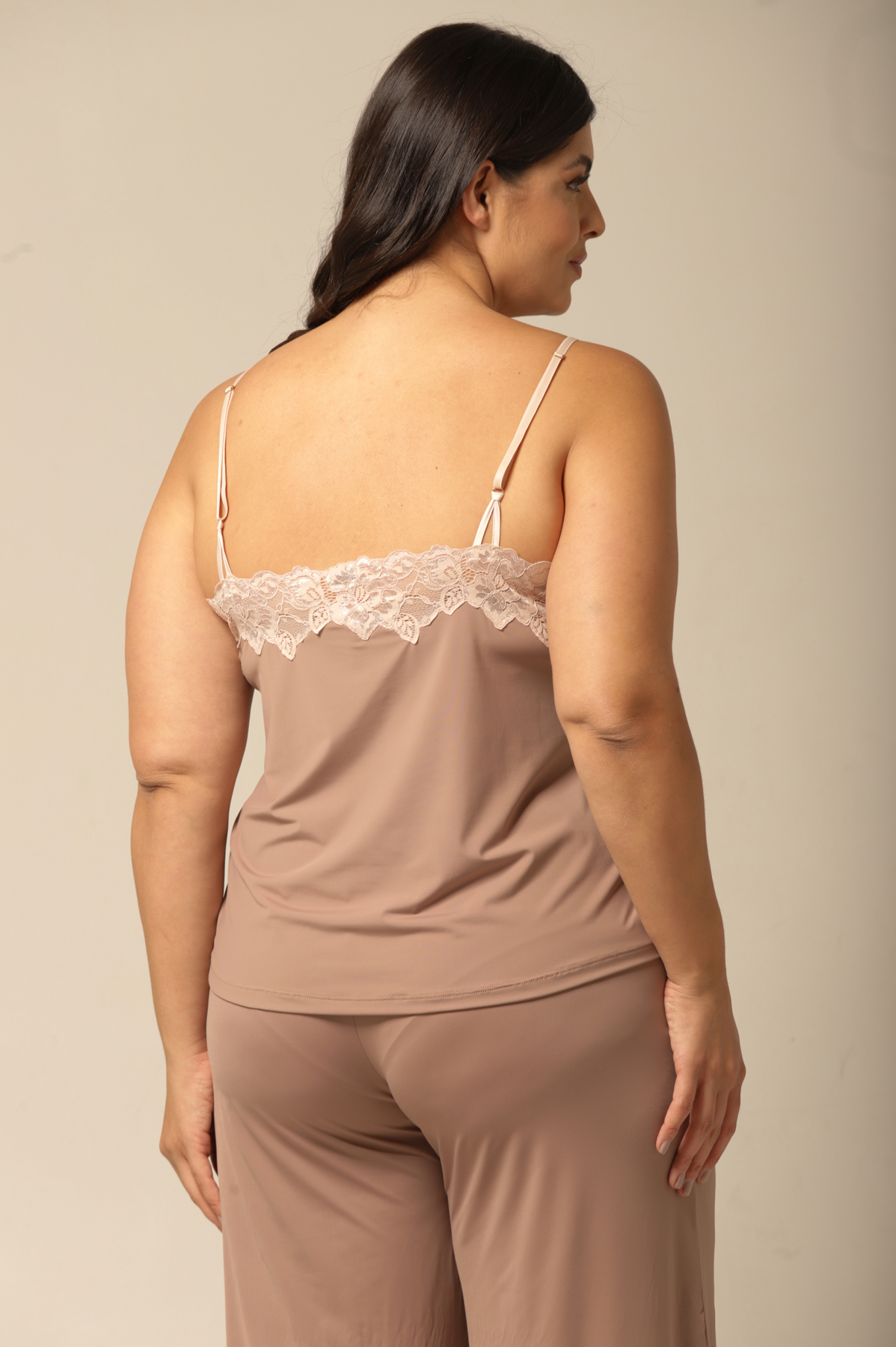 Conjunto Pijama Alça - Fluity Avelã - Col. Luz na Pele - Imagem 4