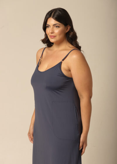 Alternative view of Kaftan Alça - Fluity Marinho - Col. Dias de Veraneio