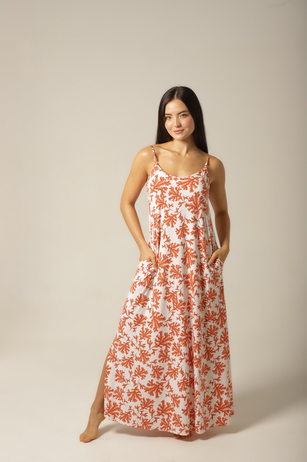 Kaftan Alça - Fluity Galhos - Col. Calor do Dia