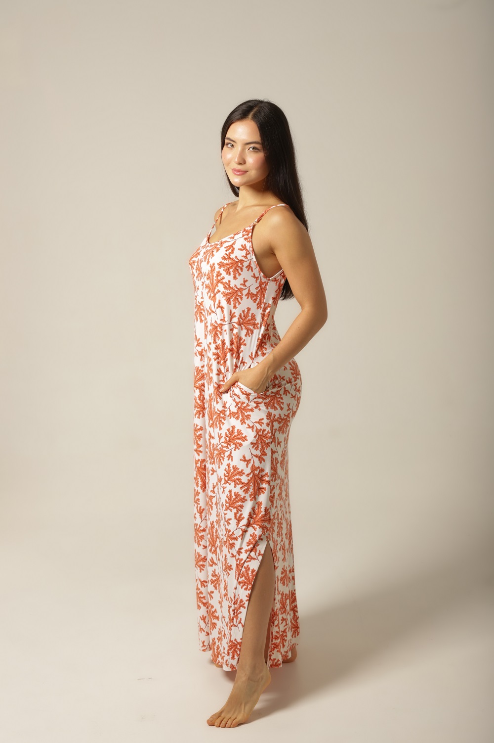 Kaftan Alça - Fluity Galhos - Col. Calor do Dia - Imagem 2