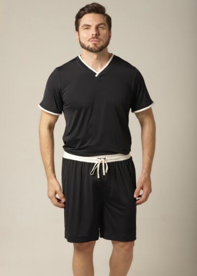 Alternative view of Conjunto Masculino Bermuda - Fluity Galhos - Col. Calor do Dia