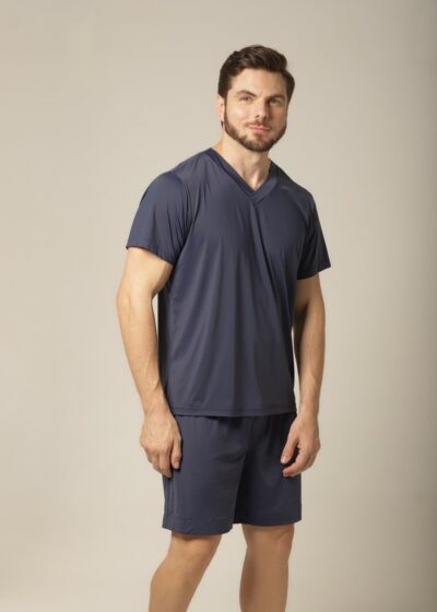 Conjunto Masculino Bermuda - Fluity Marinho - Col. Brisa do Mar