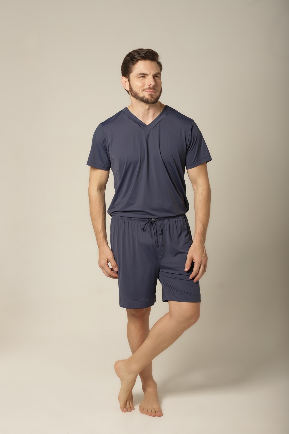 Conjunto Masculino Bermuda - Fluity Marinho - Col. Brisa do Mar - Imagem 3
