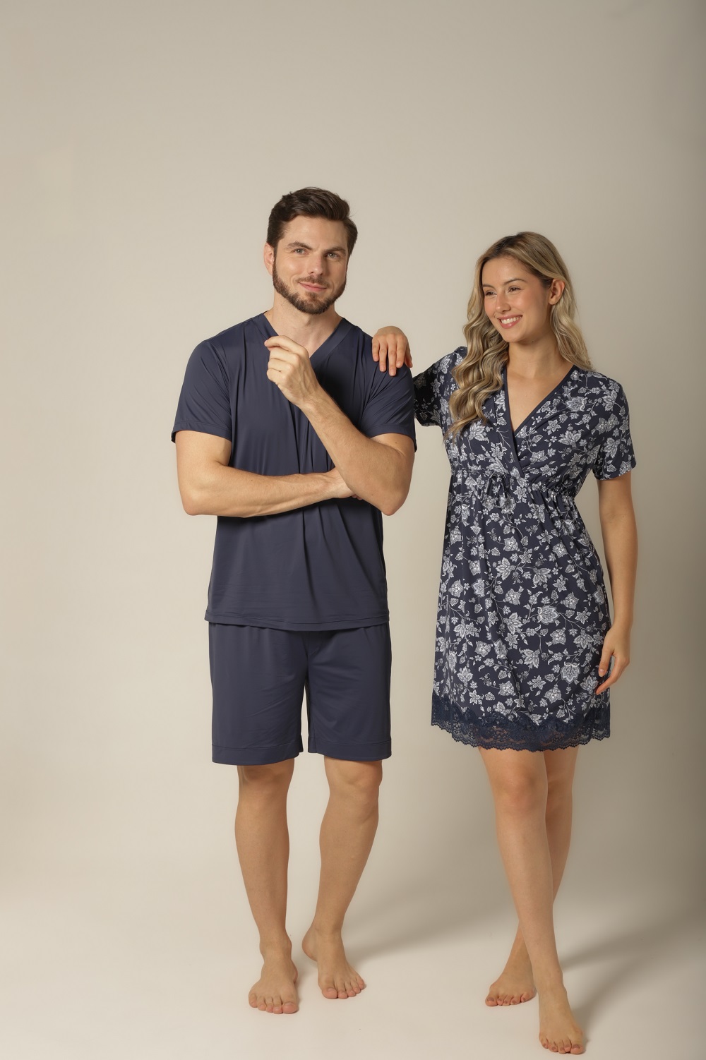 Conjunto Masculino Bermuda - Fluity Marinho - Col. Brisa do Mar - Imagem 2