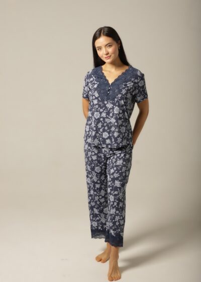 Conjunto Pijama Capri - Fluity Cashemere - Col. Brisa do Mar