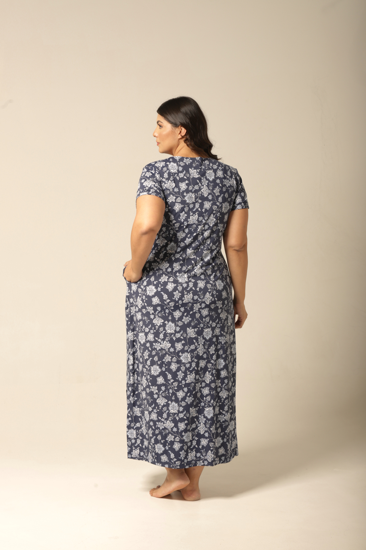 Kaftan Manga - Fluity Cashemere - Col. Brisa do Mar - Imagem 8