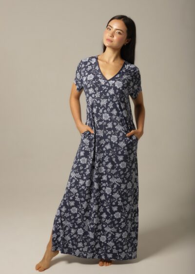 Alternative view of Kaftan Manga - Fluity Cashemere - Col. Brisa do Mar