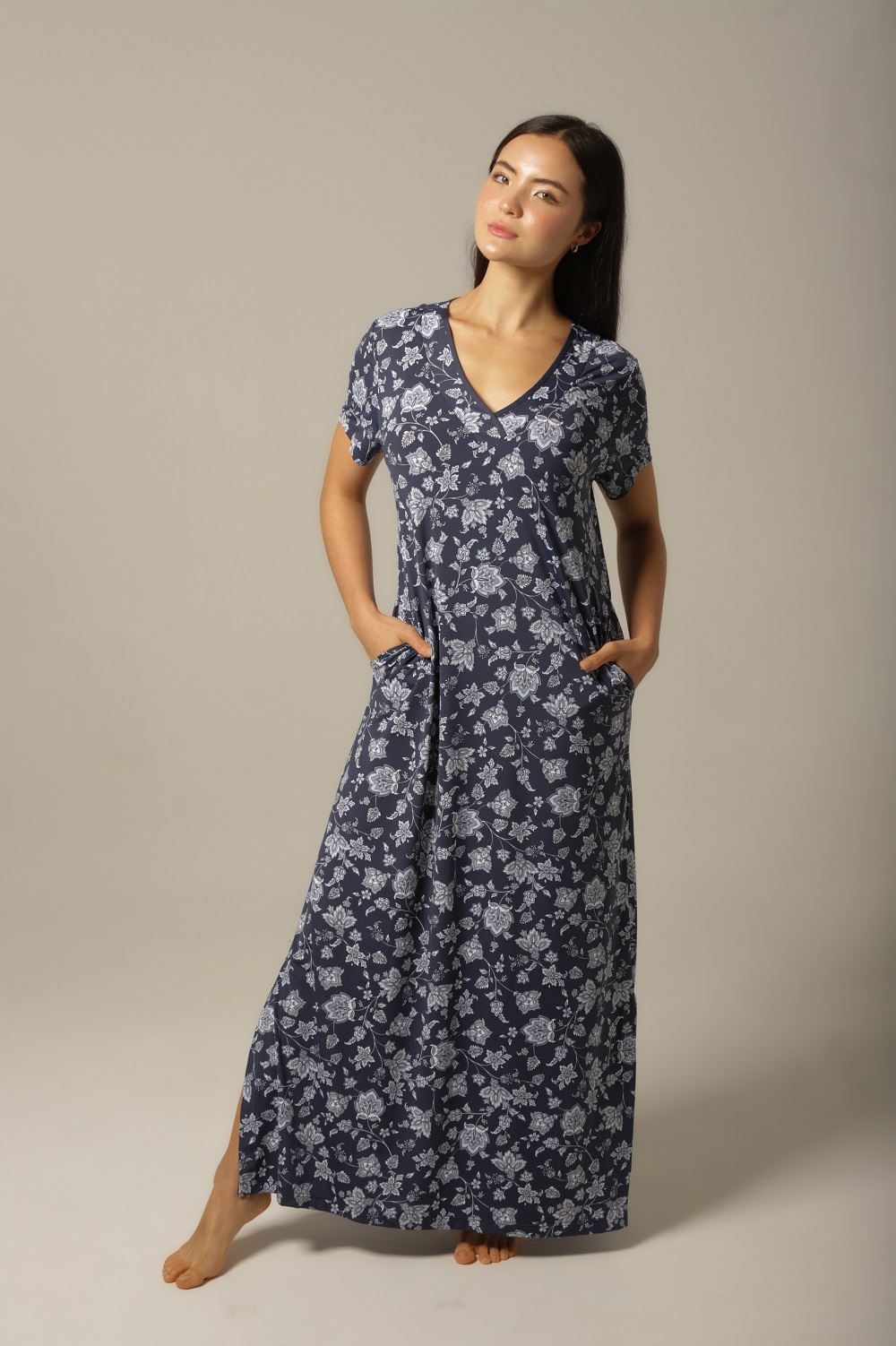 Kaftan Manga - Fluity Cashemere - Col. Brisa do Mar - Imagem 2