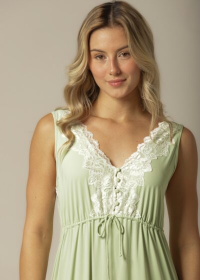 Alternative view of Camisola Longa Regata - Fluity Verde - Col. Estação Leve