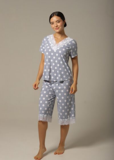 Alternative view of Conjunto Bermudoll - Fluity Poá - Col. Verão Essencial