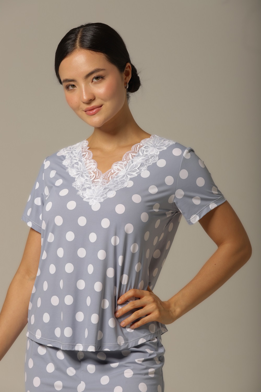 Conjunto Bermudoll - Fluity Poá - Col. Verão Essencial - Imagem 3