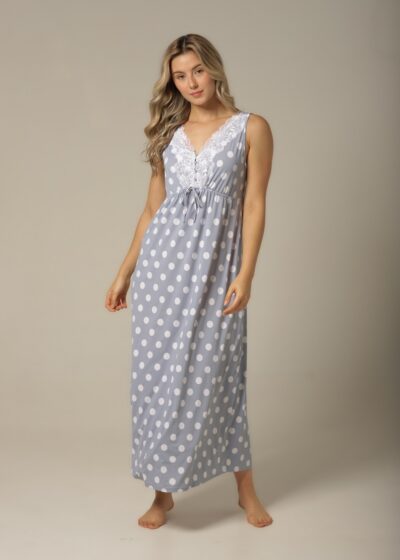 Camisola Regata Longa - Fluity Poá - Col. Verão Essencial