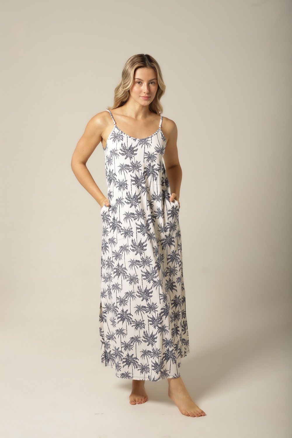 Kaftan Alça - Fluity Coqueiros - Col. Areia e Alma