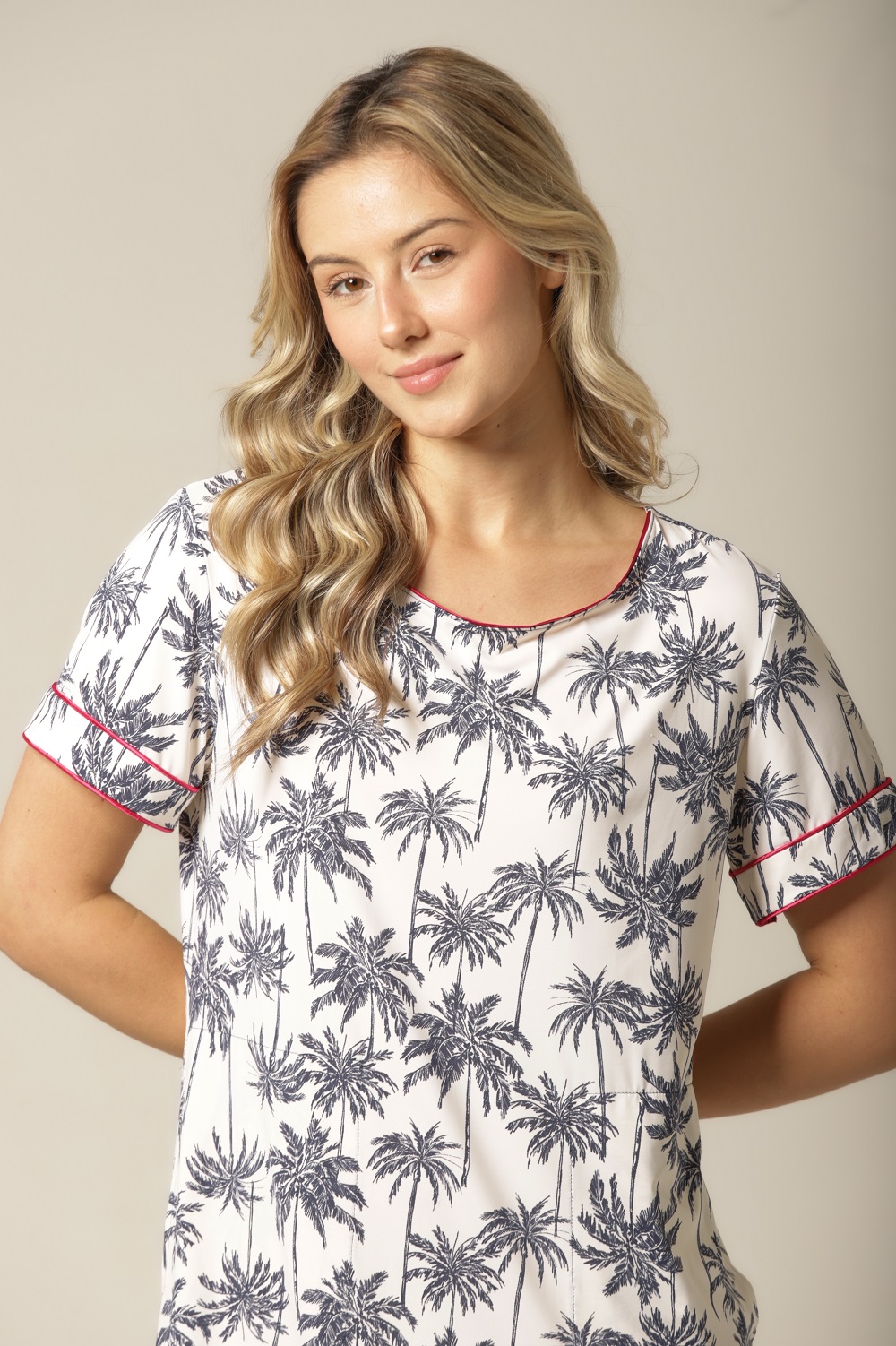 Camisão Curto - Fluity Coqueiros - Col. Areia e Alma - Imagem 2