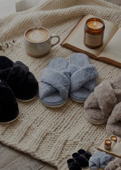 Chinelo De Quarto - Tiras Pelinho