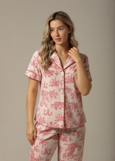 Alternative view of Conjunto Pijama M.Curta - Fluity Toile - Col. Cor do Sol