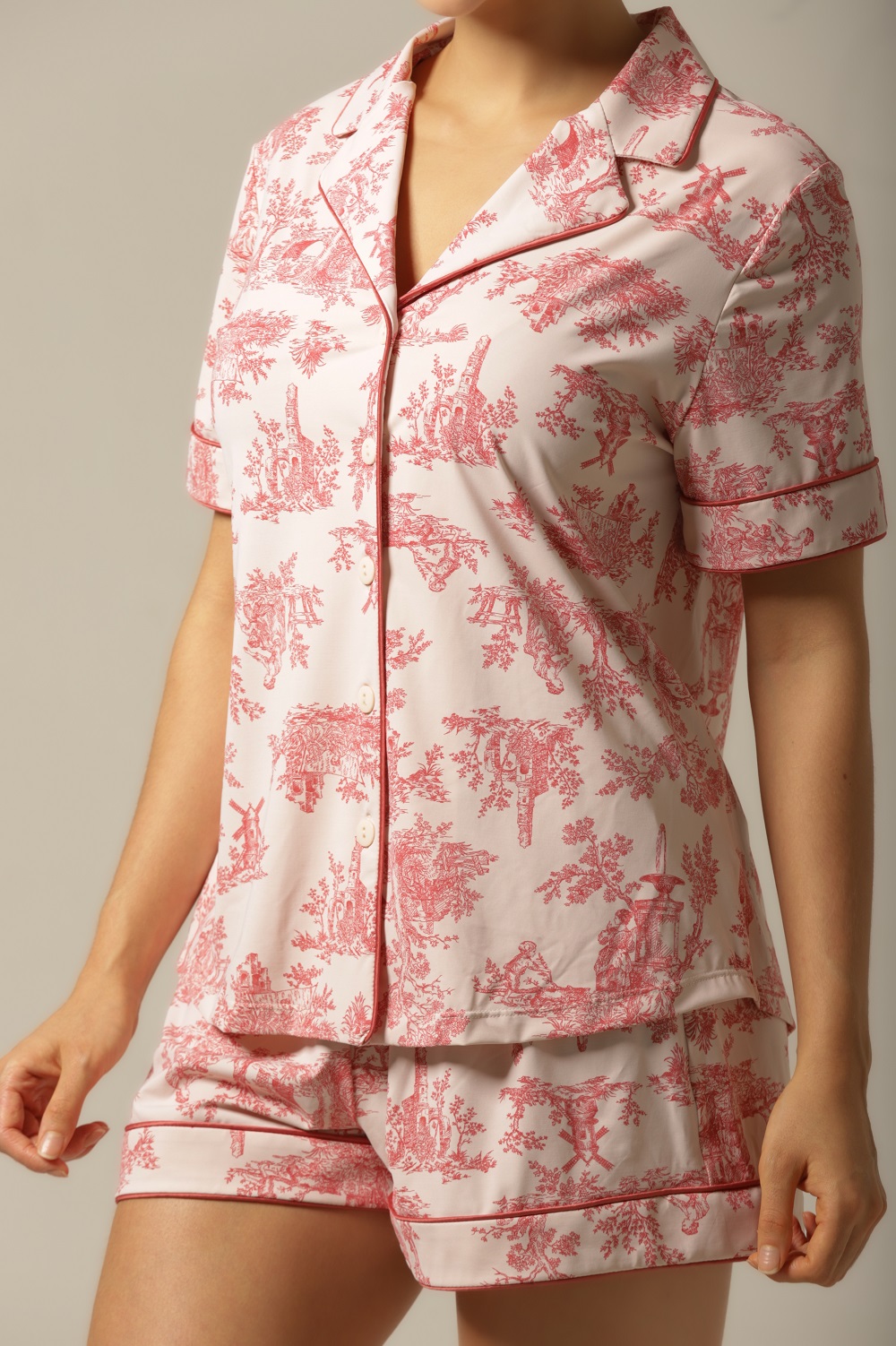 Conjunto Short Clássico - Fluity Toile - Col. Cor do Sol - Imagem 3